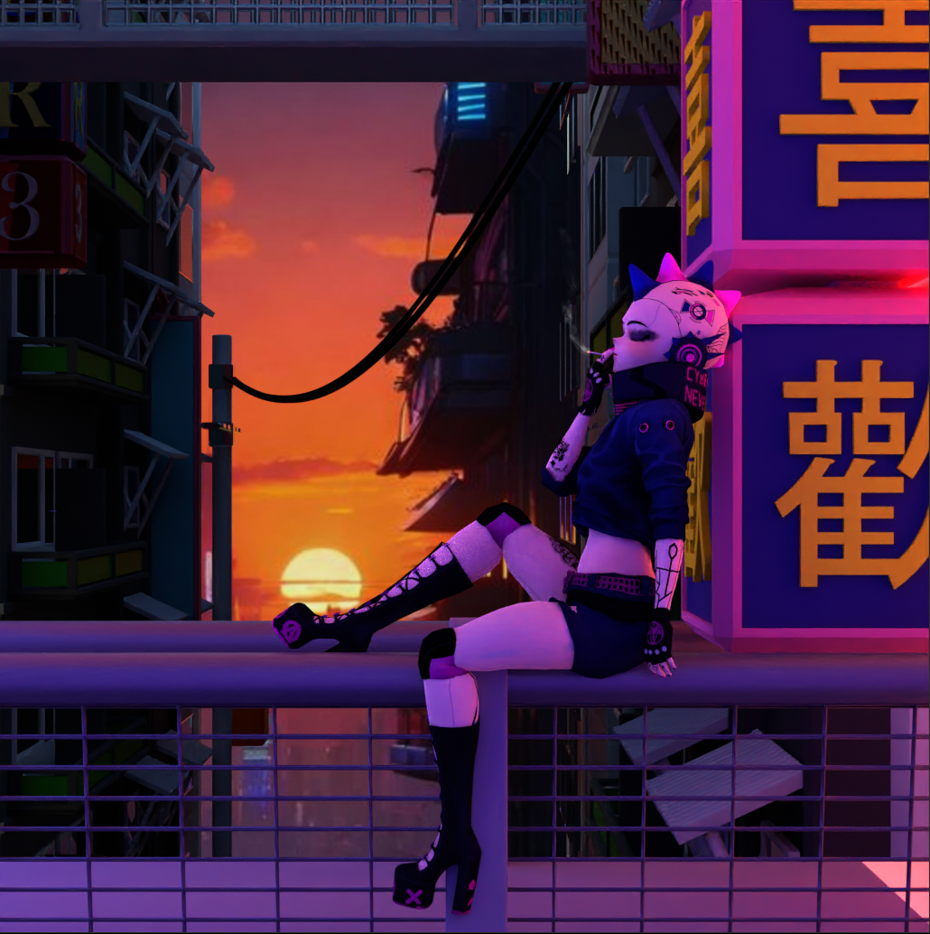 Cyberpunk Lola Game Ready Character